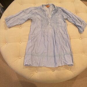 Light Blue Tunic Top